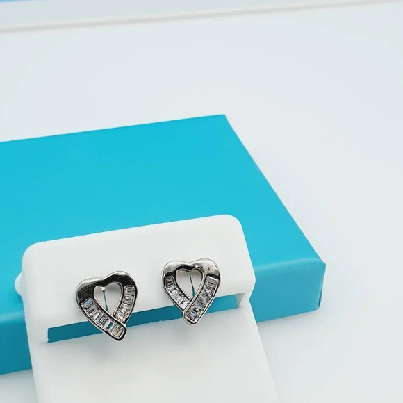 925 Sterling Silver CZ Beautiful Earrings for Women, 1USPAR4210 - Picture 3 of 11